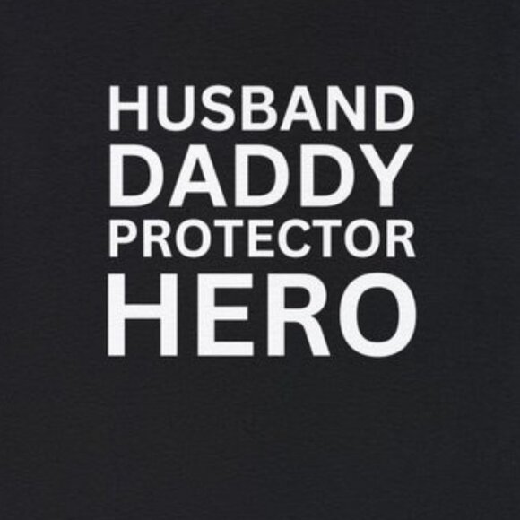 Husband Daddy Protector Hero Gift T-shirt for Father's Day, Best Dad Tee - Picture 2 of 4